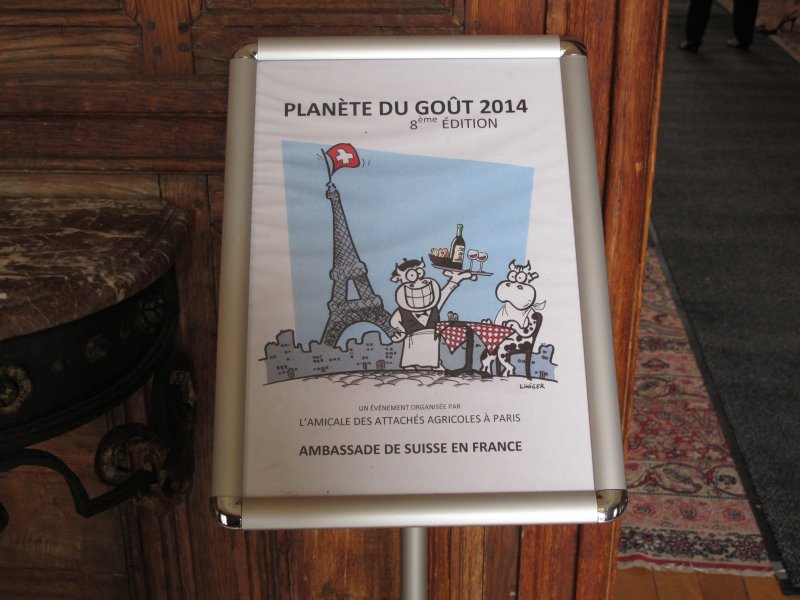 Planeta del Sabor 2014, en la residencia del Embajador de Suiza en Francia