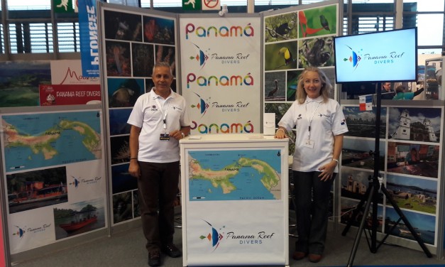 Panamá presenté en la Feria internacional de buceo con Panama Reef Divers