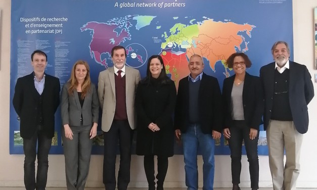 Acompañando a la delegación de Fontagro en el Centro de Investigación Agronómica para el Desarrollo en Montpellier , Francia