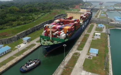Canal de Panamá recibe tránsito inaugural del portacontenedor Hyundai Hope