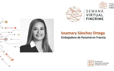 Webinar: Participación de nuestra SE Issamary Sánchez en la Semana Virtual FinCrime