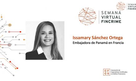 Webinar: Participación de nuestra SE Issamary Sánchez en la Semana Virtual FinCrime