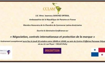 SE Issamary Sánchez ha sido invitada para la apertura del Seminario sobre «Negociación, Contratos Internacionales y Protección de la marca»