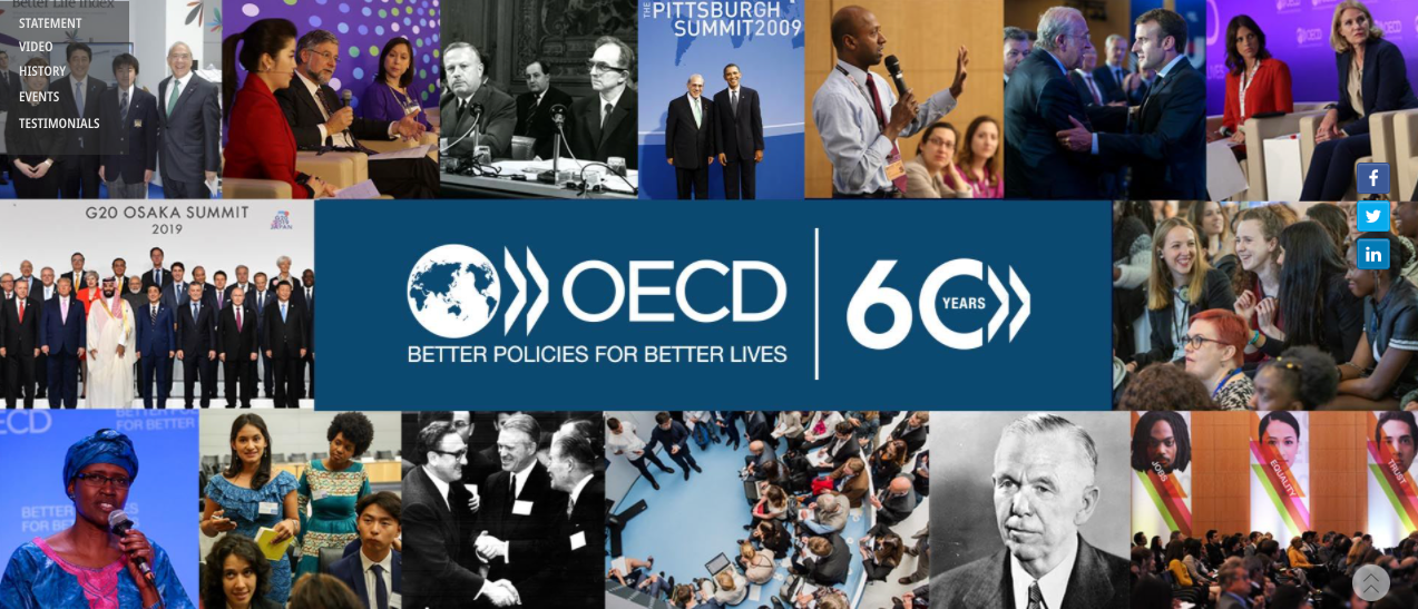 Nuestra Embajada presente en la celebración virtual de los 60 años de la firma del Convenio OECD.