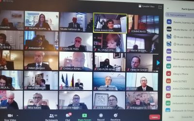 SE Issamary Sánchez fue invitada a participar del “Club de Embajadores de grandes países marítimos y de grandes ciudades costeras francesas”, en presencia de la Señora Ministra del Mar Annick Giradin.