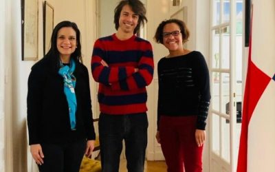 Hoy recibimos la visita del músico francés Mathieu Longchamps quien nos habló de sus proyectos en Panamá.