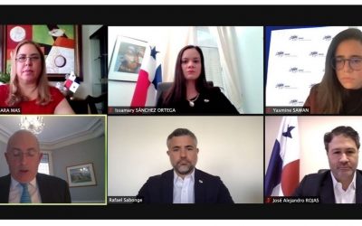 Encuentro de autoridades panameñas con empresarios franceses sobre inversiones en Panamá