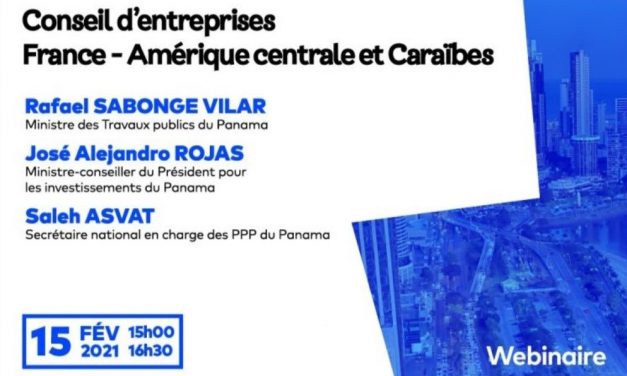 Promoviendo las inversiones francesas en Panamá. Seminario virtual de autoridades panameñas y empresarios del MEDEF.
