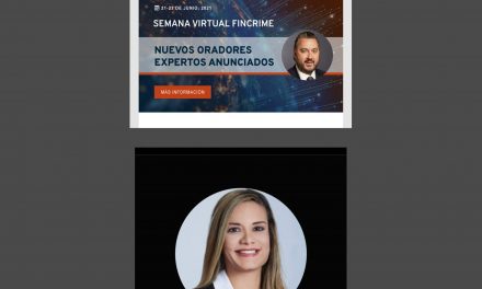 SE Issamary Sánchez participará como Expositora en la Semana Virtual Fincrime, organizado por la Asociación de Especialistas Certificados en Delitos Financieros.