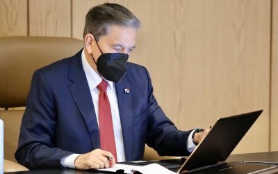 Presidente Cortizo sostuvo reunión virtual con Gafilat, en atención al fortalecimiento de la efectividad ALA/CFT, demostrando compromiso al más alto nivel.