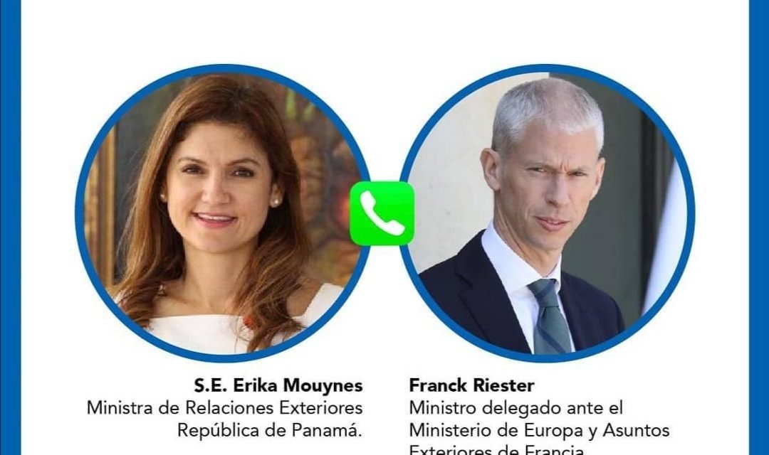 Entretien de M. Franck Riester avec la ministre des relations extérieures (par visioconférence, 7 mai 2021).