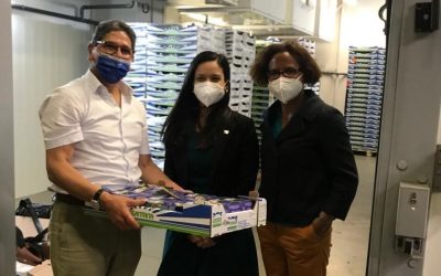 Visita al mercado de Rungis, promoviendo el catálogo de empresas y productos calidad de exportación de Panamá.