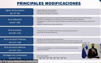SE Issamary Sánchez participó del Conversatorio con las Firmas de abogados, organizado por la Dirección General de Marina Mercante de la AMP.