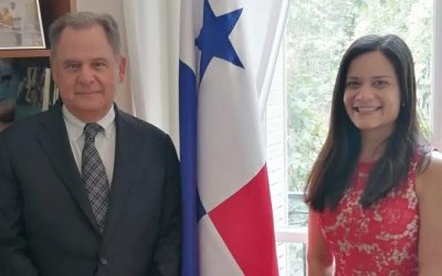 Visite de SE Henry Faarup, Ambassadeur du Panama en France 2010-2014, où nous avons discuté des aspects importants des relations entre les deux pays.