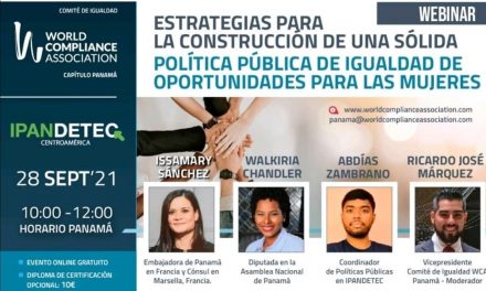 SE Issamary Sánchez ha sido invitada como conferencista al evento de Wordcompliance sobre políticas públicas de igualdad de oportunidades para las mujeres.