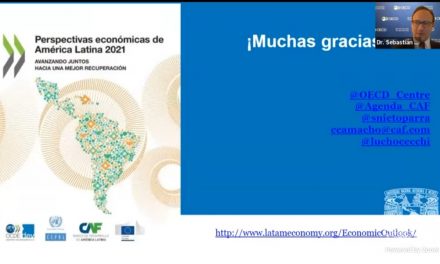 SE Issamary Sánchez participó de la presentación del Informe LEO sobre las perspectivas económicas de ALC 2021.