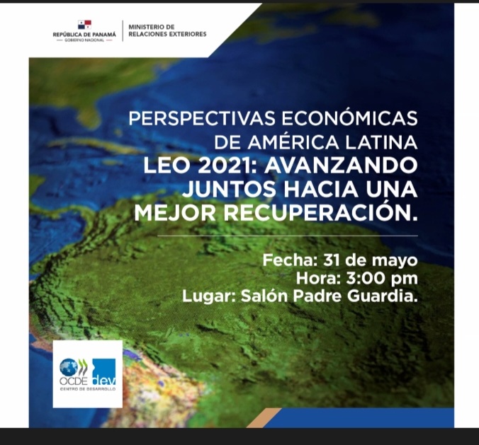 Délégation du Centre de Développement de l’OCDE voyage  au Panama pour la présentation de LEO 2021.
