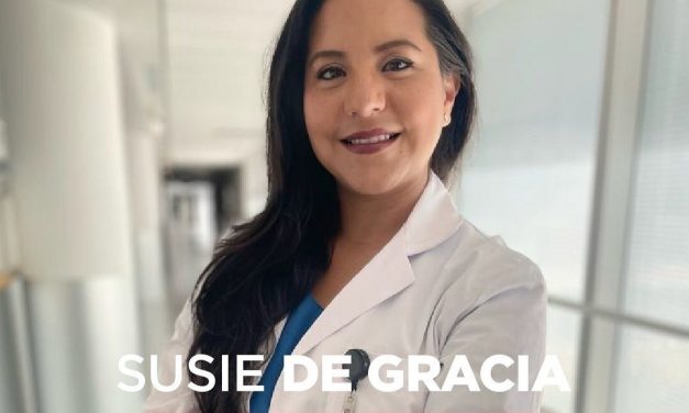 Panameños en  Francia! La Doctora Susie de Gracia.