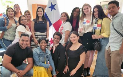 Visite d&rsquo;étudiants panaméens en France.