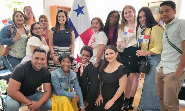 Visite d’étudiants panaméens en France.