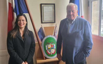 Encuentro con el Cónsul Honorario de Panamá en Burdeos, Patrick Bernard.