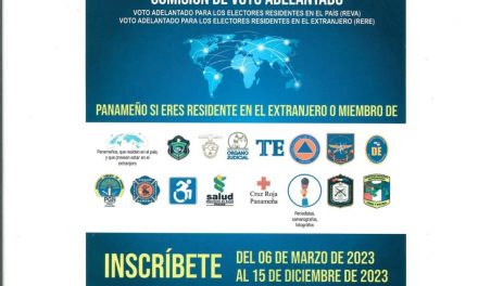 Inscripción de panameños en el extranjero para ejercer el sufragio 2024.
