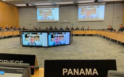 Session plénière du premier Conseil d’administration du Centre de développement de l’OCDE.