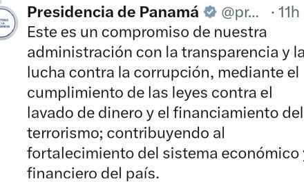 Compromiso de Panamá en materia de transparencia y lucha AML.