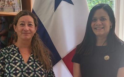 Visite de courtoisie de la nouvelle ambassadrice de France au Panama, SE Aude de Amorim.