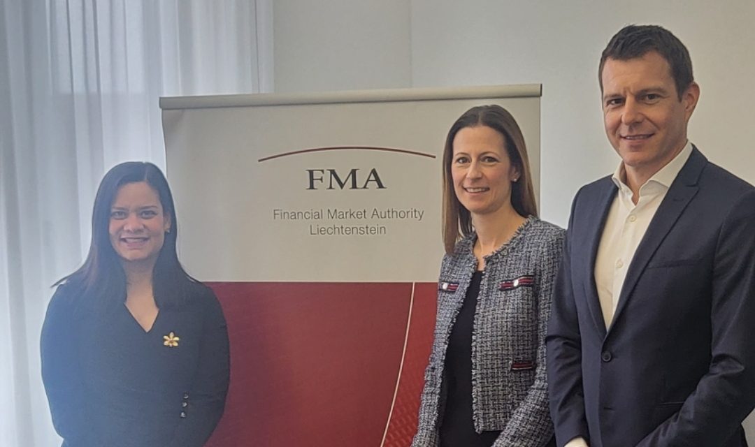 Reunión con altos ejecutivos de la Autoridad del Mercado Financiero de Liechtenstein.