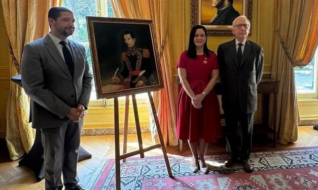 Présentation d’un tableau du héros panaméen à la Maison d’Amérique latine en France.